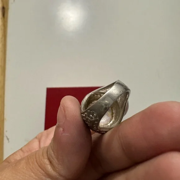 Large Rhinestone 925 Cocktail Rings - Picture 8 of 9